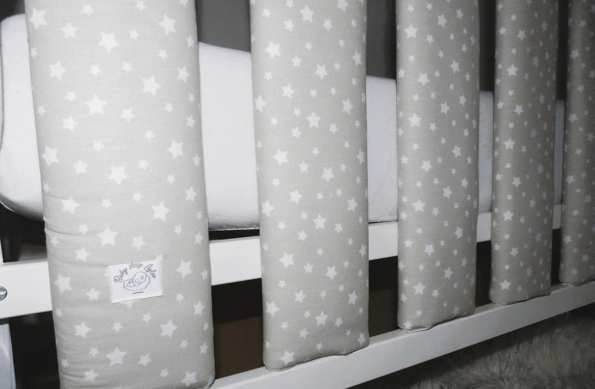 ZAŠTITNA OGRADICA ZA KREVET - bež, Osnovno, tekstil (27/56cm)