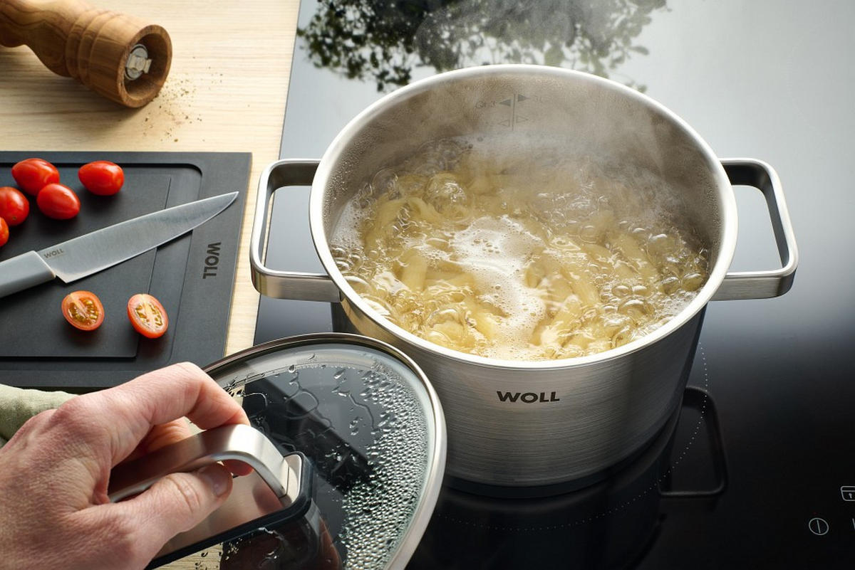 KOCHTOPFSET Steel  - Silberfarben, Basics, Metall - WOLL