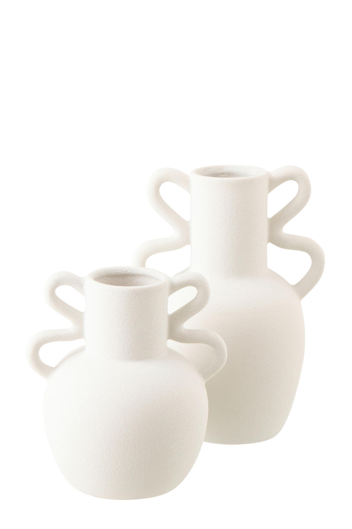 DEKOVASE  - Weiss, Basics, Keramik (20,5/16/28,5cm)
