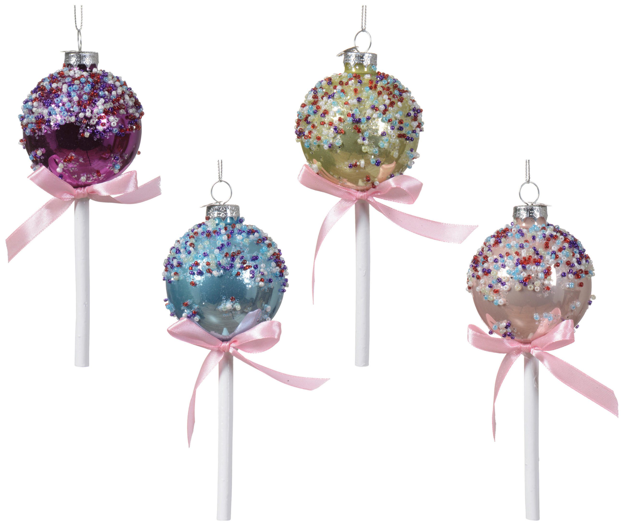 JULGRANSKULA 6/6/6 cm  - multicolor, Basics, glas (6/6/6cm)
