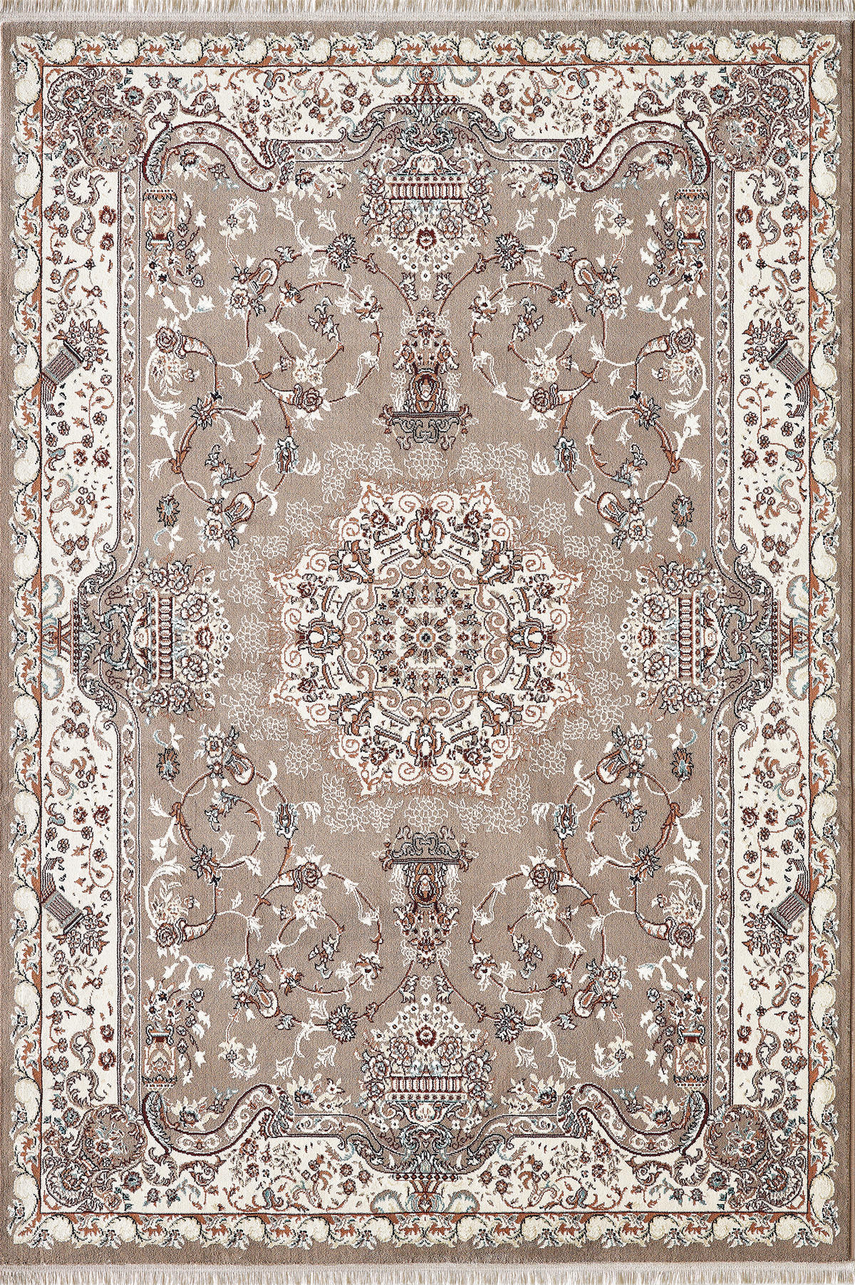 VINTAGE-TEPPICH 120/170 cm Semerkand Creme, Beige  - Beige/Creme, LIFESTYLE, Textil (120/170cm)