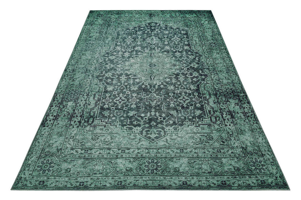 VINTAGE-TEPPICH 140/200 cm 2nd Avenue Dunkelgrau  - Dunkelgrau, LIFESTYLE, Textil (140/200cm) - WECON HOME