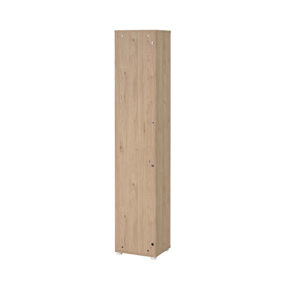 REGAL Weiß, Eichefarben  - Eichefarben/Weiß, MODERN, Holzwerkstoff (40,8/204,7/34,3cm) - MID.YOU