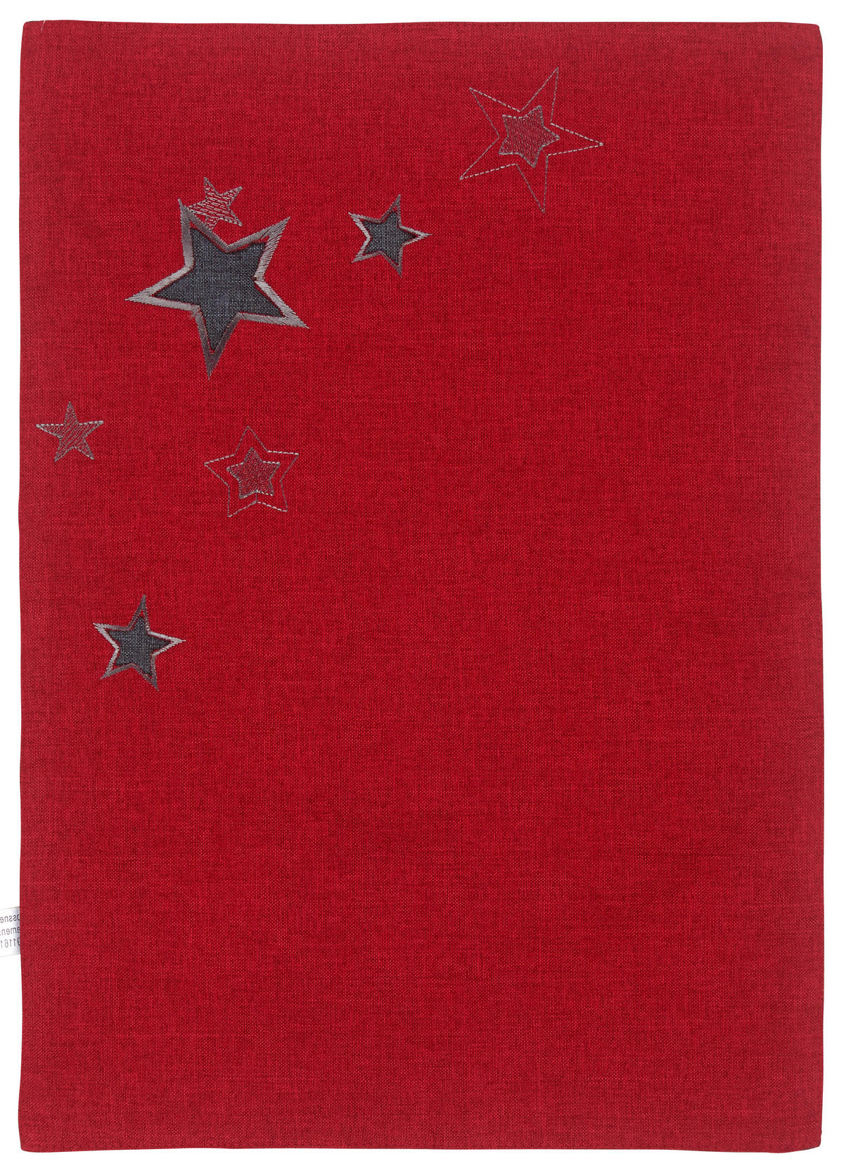 PRESTIERANIE, polyester, 35/50 cm - sivá/červená, Lifestyle, textil (35/50cm) - X-Mas