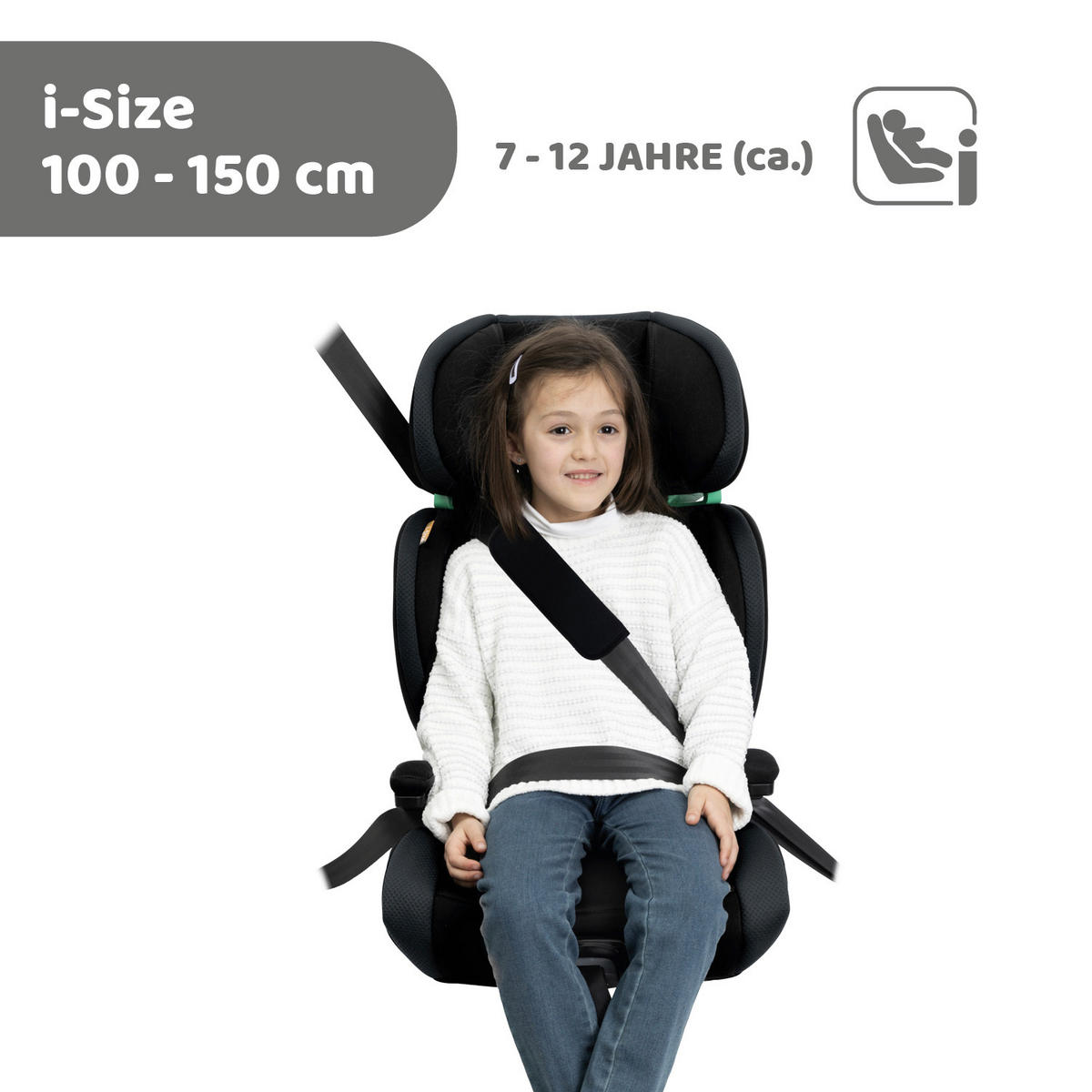 KINDERAUTOSITZ   - Graublau/Dunkelgrau, Basics (44/64/88/40cm) - Chicco