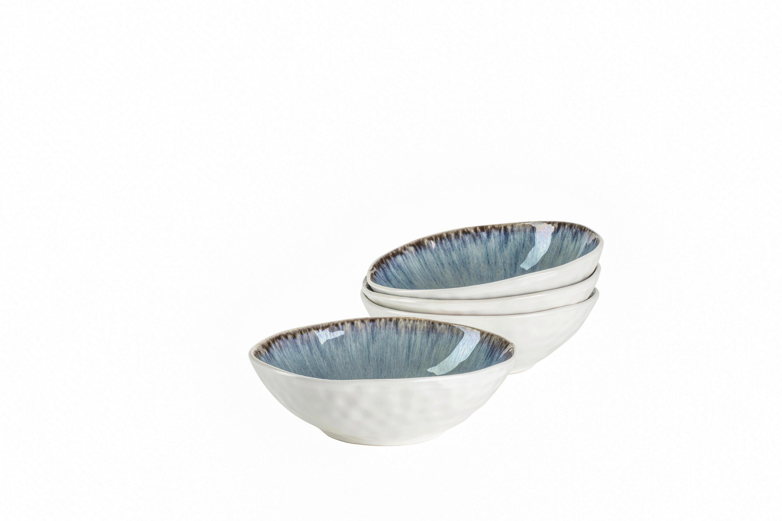 SKÅLSET 4 delar Frozen   - blå, Basics, keramik (17,5/5,5cm) - Mäser