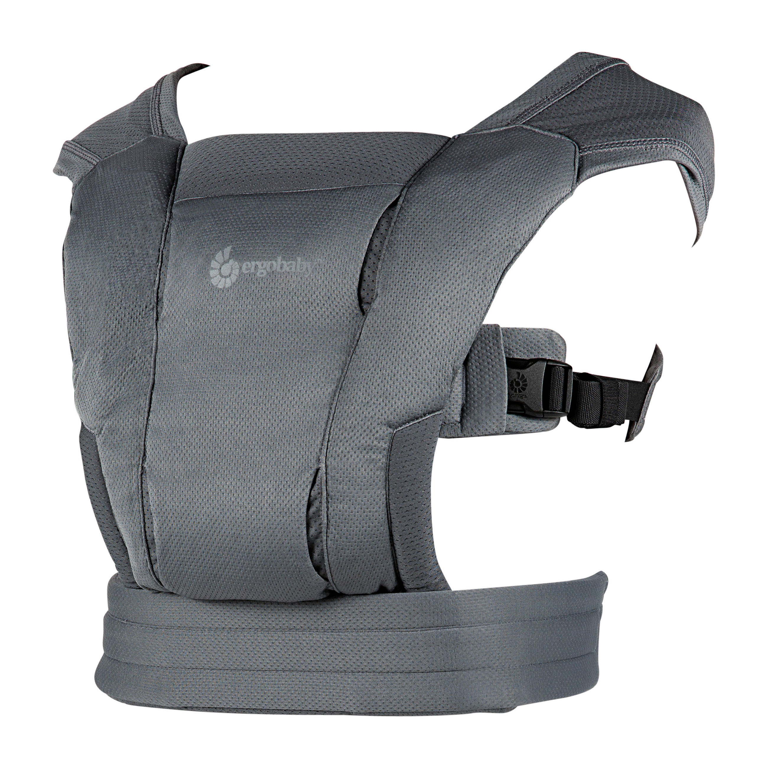 BABYTRAGE Embrace Soft Air Mesh Washed Black  - Dunkelgrau/Schwarz, Basics, Textil (17,4/12,5/26,5cm) - Ergo Baby