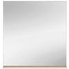 WANDSPIEGEL 80/80/10 cm  - Eichefarben, Design, Glas/Holzwerkstoff (80/80/10cm) - Modante