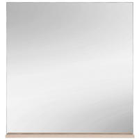 WANDSPIEGEL 80/80/10 cm  - Eichefarben, Design, Glas/Holzwerkstoff (80/80/10cm) - Modante