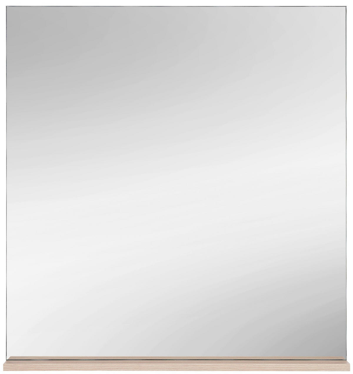 WANDSPIEGEL 80/80/10 cm  - Eichefarben, Design, Glas/Holzwerkstoff (80/80/10cm) - Modante