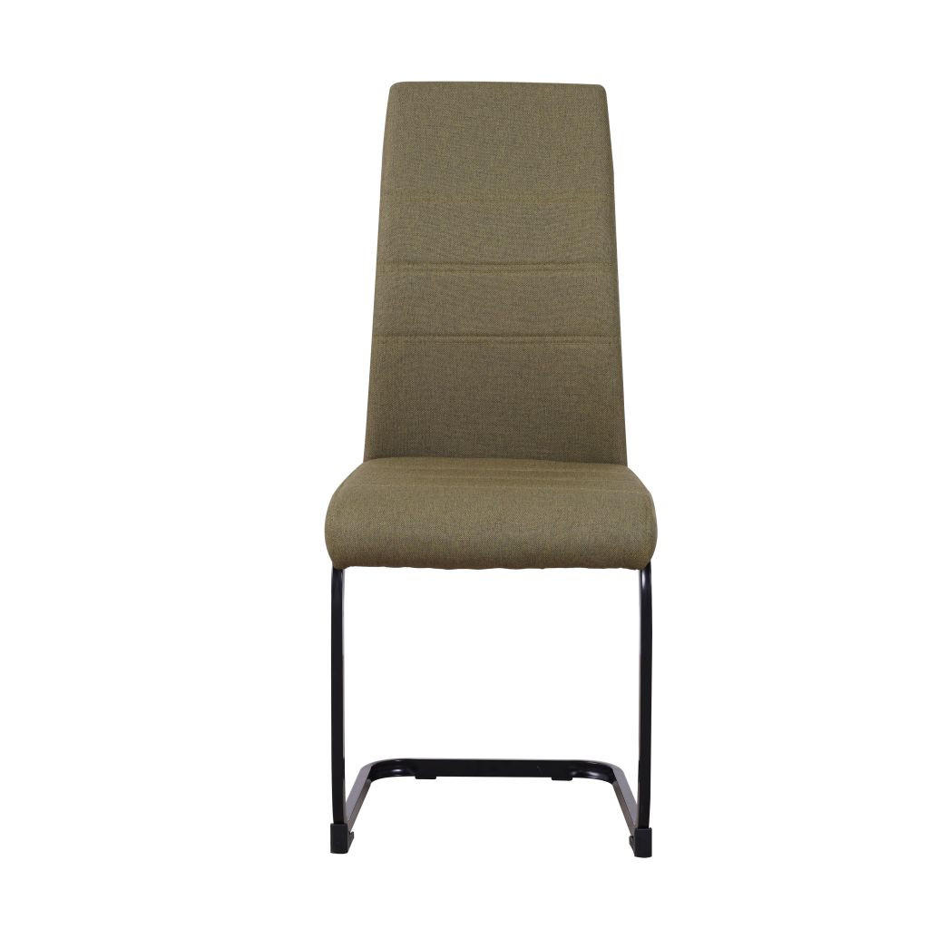 STOL, kovina, tekstil zelena  - črna/zelena, Moderno, kovina/tekstil (42/99/56cm) - Ti'me