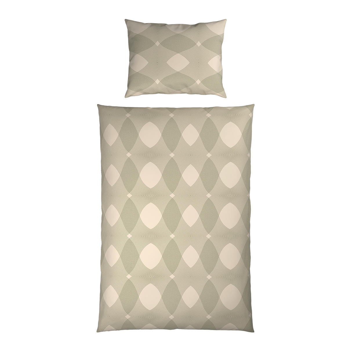 BETTWÄSCHE 2-teilig Mikrofaser 140/200 cm  - Beige, KONVENTIONELL, Textil (140/200cm) - Boxxx