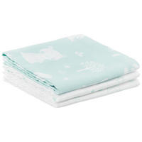 LÁTKOVÁ PLENKA - bílá/zelená, Basics, textil (80/80cm) - Avelia
