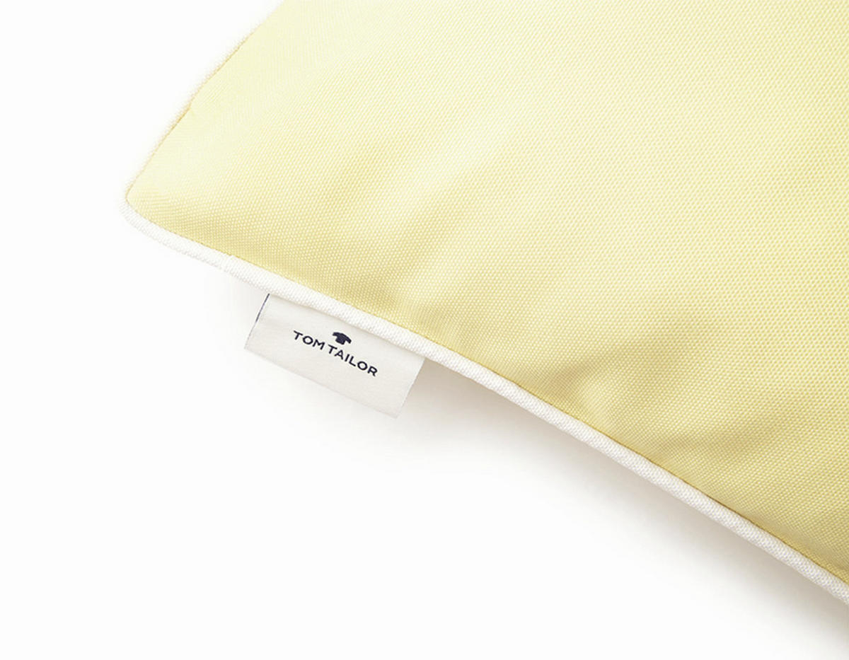 KISSENHÜLLE Dove Signature 40/40 cm  - Gelb, KONVENTIONELL, Textil (40/40cm) - Tom Tailor