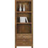 REGAL Sheesham massiv Naturfarben, Sheeshamfarben - Sheeshamfarben/Naturfarben, LIFESTYLE, Holz (67/180/40cm) - LANDSCAPE