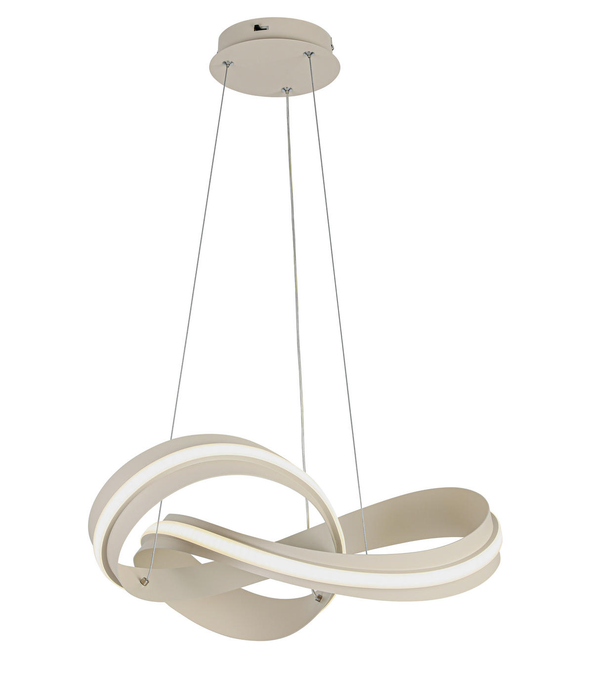 VISEČA LED-SVETILKA   36 W 4800 lm 3000-6500 K 220-240 V  - peščene barve, Design, kovina/umetna masa (52/52/120cm) - Novel