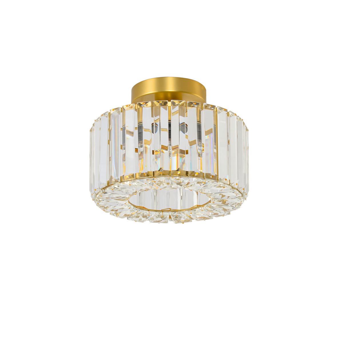 HÄNGELEUCHTE  - Goldfarben, KONVENTIONELL, Glas (18.6/24.5/24.5cm)