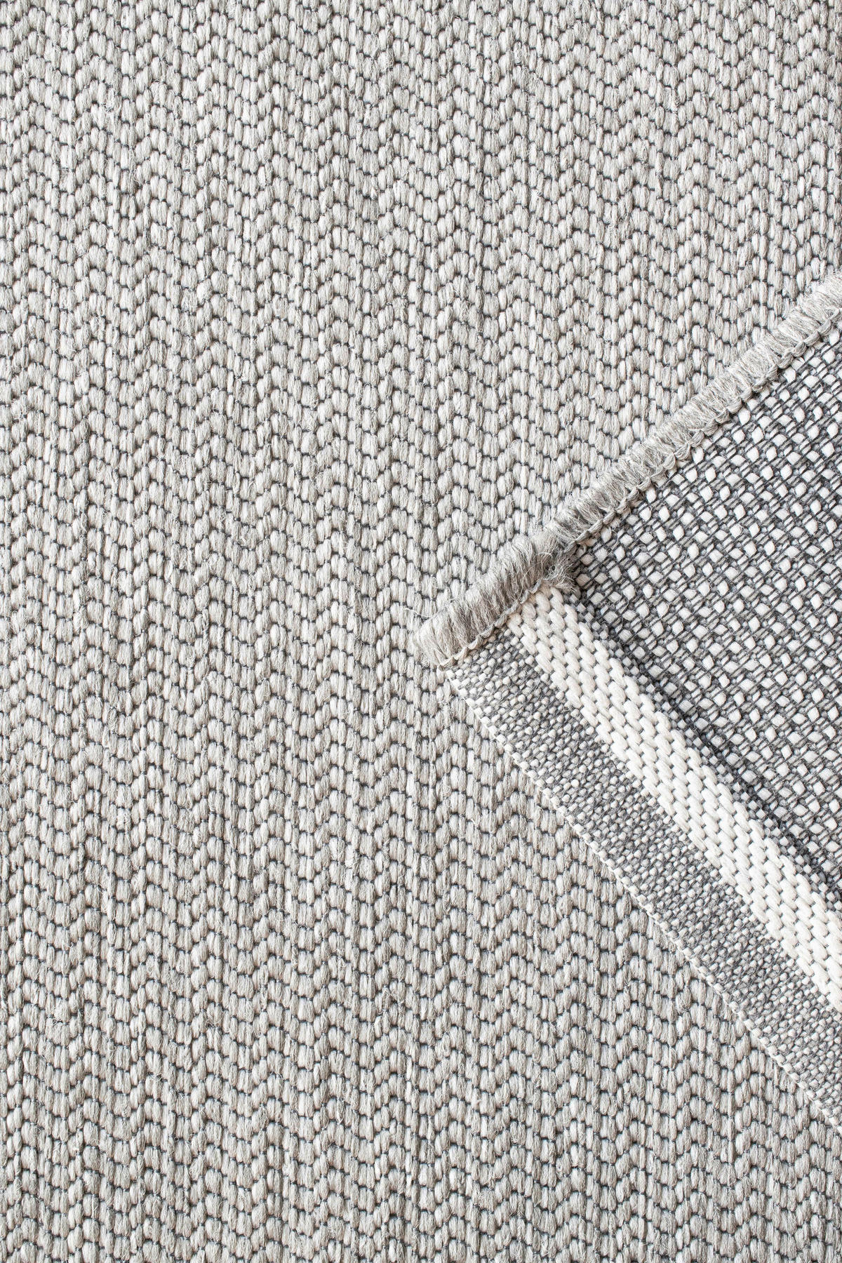 OUTDOORTEPPICH 80/150 cm Amalfi Grau, Silberfarben, Hellgrau  - Silberfarben/Hellgrau, KONVENTIONELL, Textil (80/150cm) - Novel