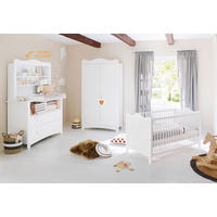 BABYZIMMER PINOLINO FLORENTINA  - Weiß, ROMANTIK / LANDHAUS, Holz/Holzwerkstoff - Pinolino