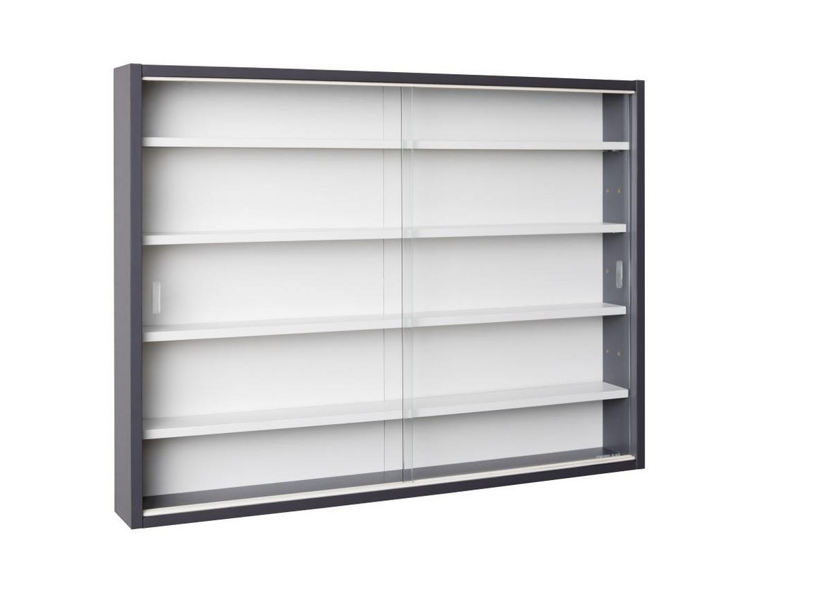 VÄGGHYLLPLAN 80/60/9,5 cm  - vit/grå, Basics, trämaterial (80/60/9,5cm) - MID.YOU