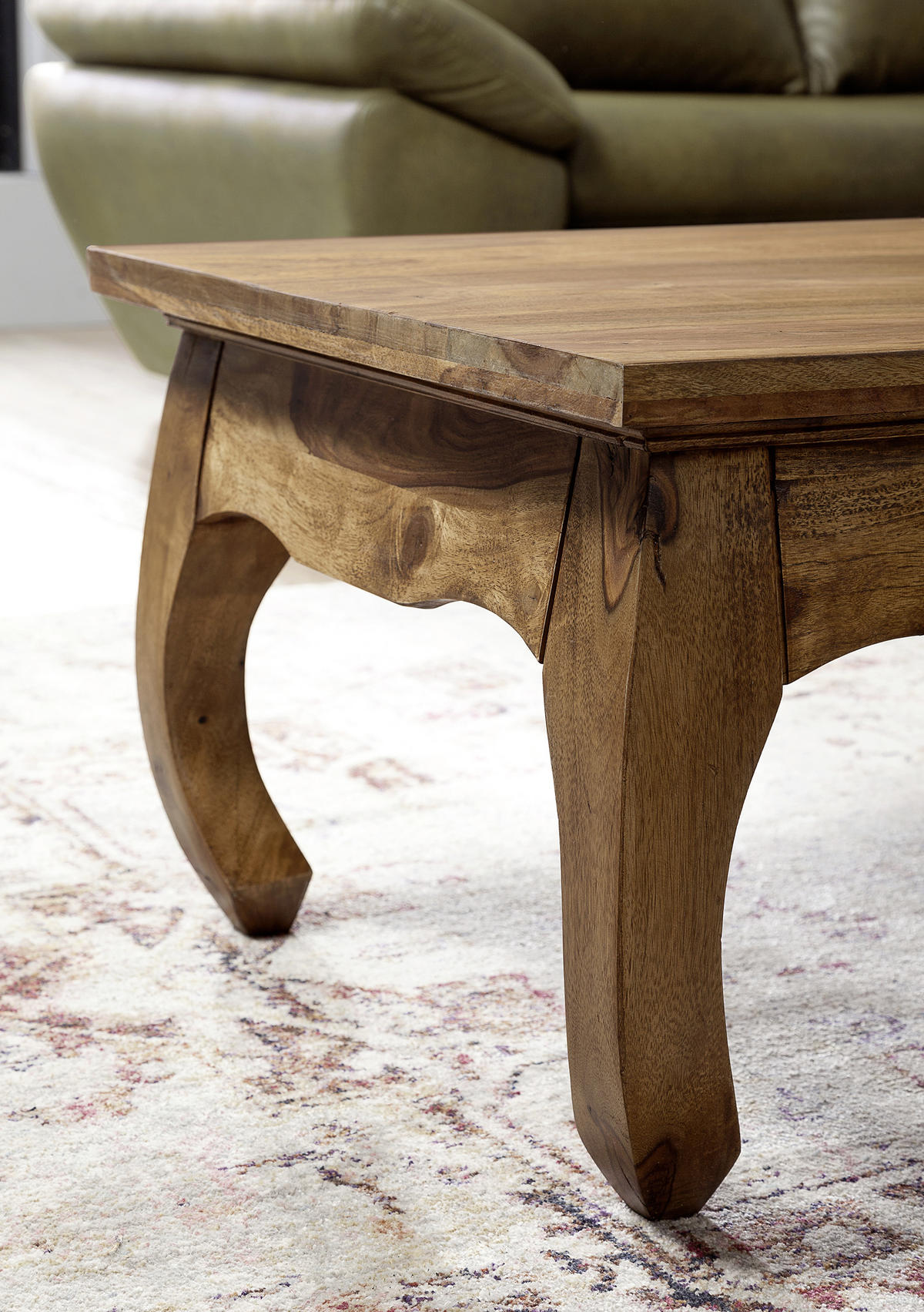 COUCHTISCH Sheesham massiv 110/60/40 cm rechteckig Sheeshamfarben  - Sheeshamfarben, Design, Holz (110/60/40cm) - MID.YOU