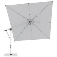 AMPELSCHIRM 300x300 cm  - Hellgrau, Basics, Textil/Metall (300/300cm) - Doppler