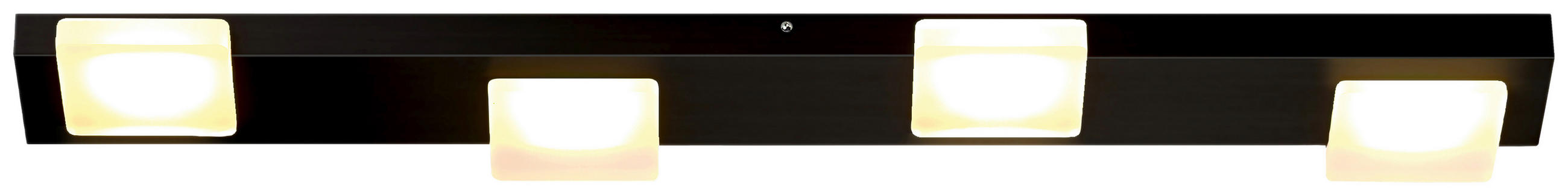 LED-DECKENLEUCHTE 72/12/3 cm  - Schwarz, Design, Metall (72/12/3cm) - BOPP