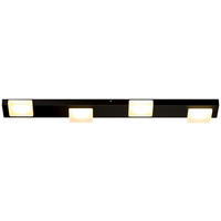 LED-DECKENLEUCHTE 72/12/3 cm  - Schwarz, Design, Metall (72/12/3cm) - BOPP