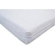 TASCHENFEDERKERNMATRATZE 100/200 cm Höhe ca. 19 cm  - Weiß, Basics, Textil (100/200cm) - Sleeptex