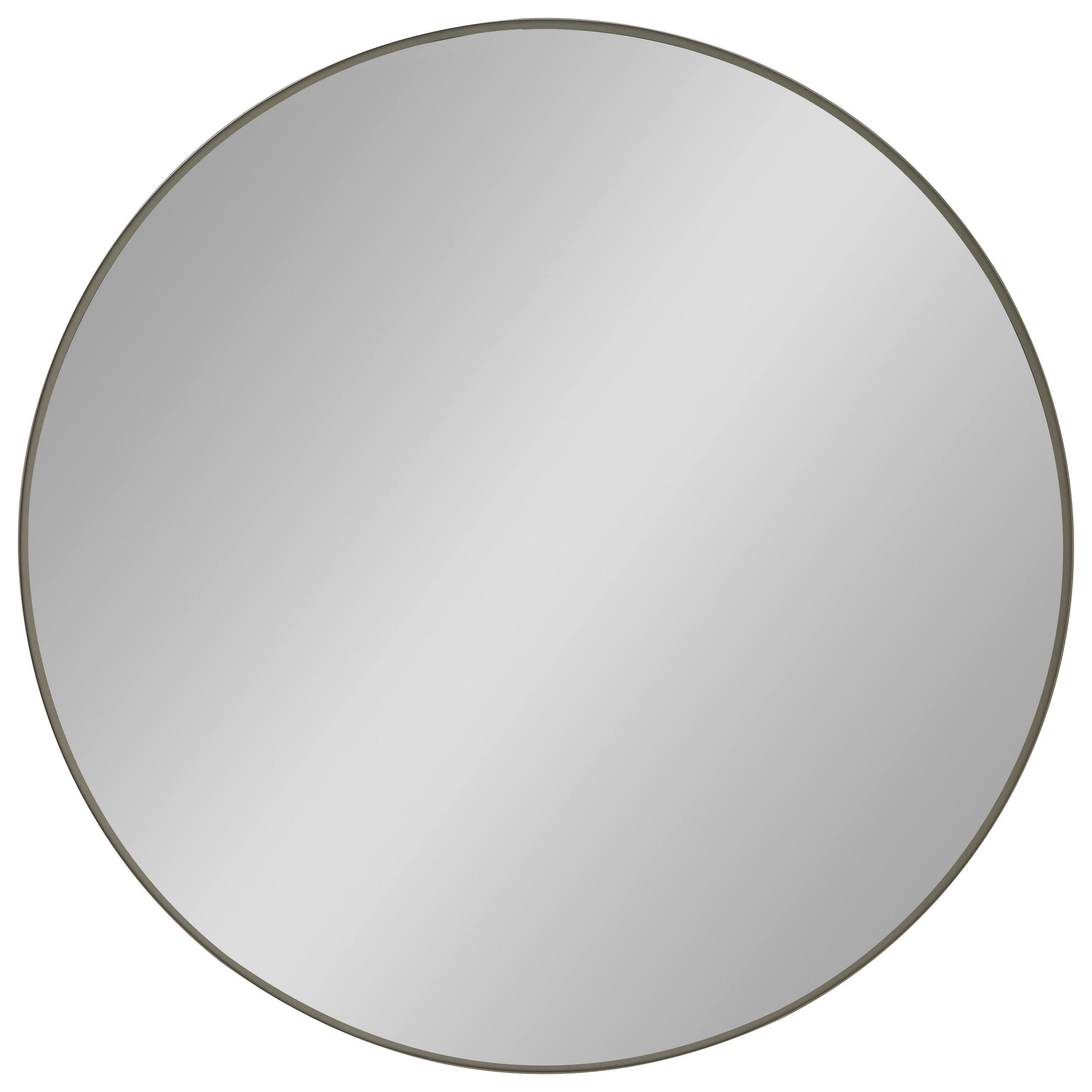 SPIEGEL 100/100/3 cm  - Graphitfarben, Natur, Glas/Holz (100/100/3cm) - Valdera