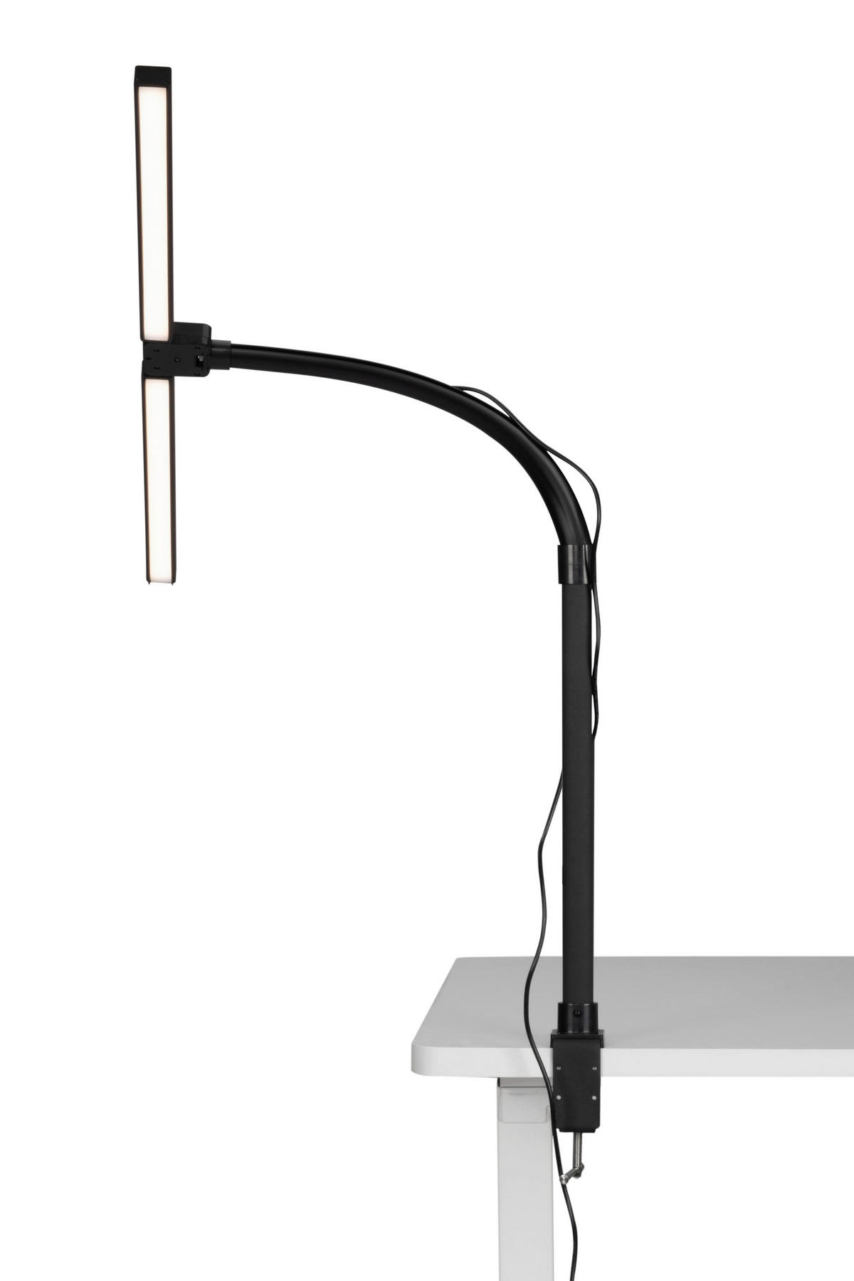 LED CSIPTETŐS LÁMPA - fekete, Basics, műanyag/fém (80/35/71,5cm) - Novel