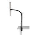 LED-KLEMMLEUCHTE 80/35/71,5 cm   - Schwarz, Basics, Kunststoff/Metall (80/35/71,5cm) - Novel
