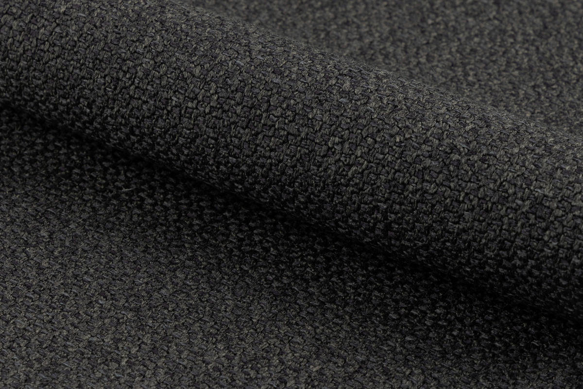 ARMLEHNSTUHL  in Struktur  - Schwarz/Grau, Design, Textil/Metall (58,5/80/60cm) - MID.YOU