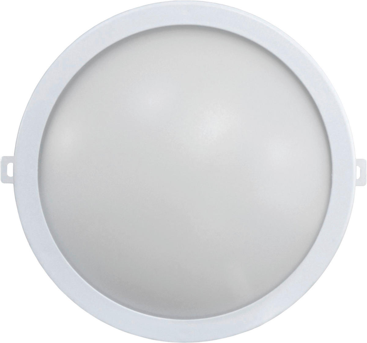 AUßENWANDLEUCHTE 19/7,9 cm   - Weiß, Basics, Kunststoff (19/7,9cm)