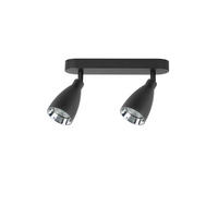 DECKENSTRAHLER Campana 12.5/26/6 cm  - Schwarz, Basics, Metall (12.5/26/6cm)