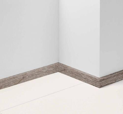 SOCKELLEISTE - Eichefarben/Grau, Basics, Holzwerkstoff (220/1,6/4cm) - Parador