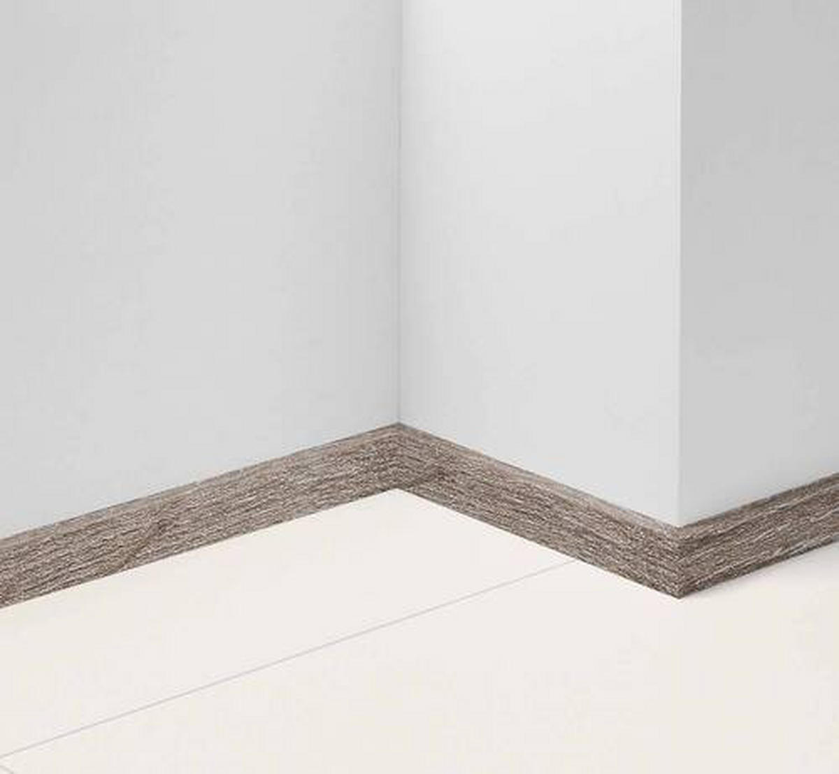 SOCKELLEISTE - Eichefarben/Grau, Basics, Holzwerkstoff (220/1,6/4cm) - Parador