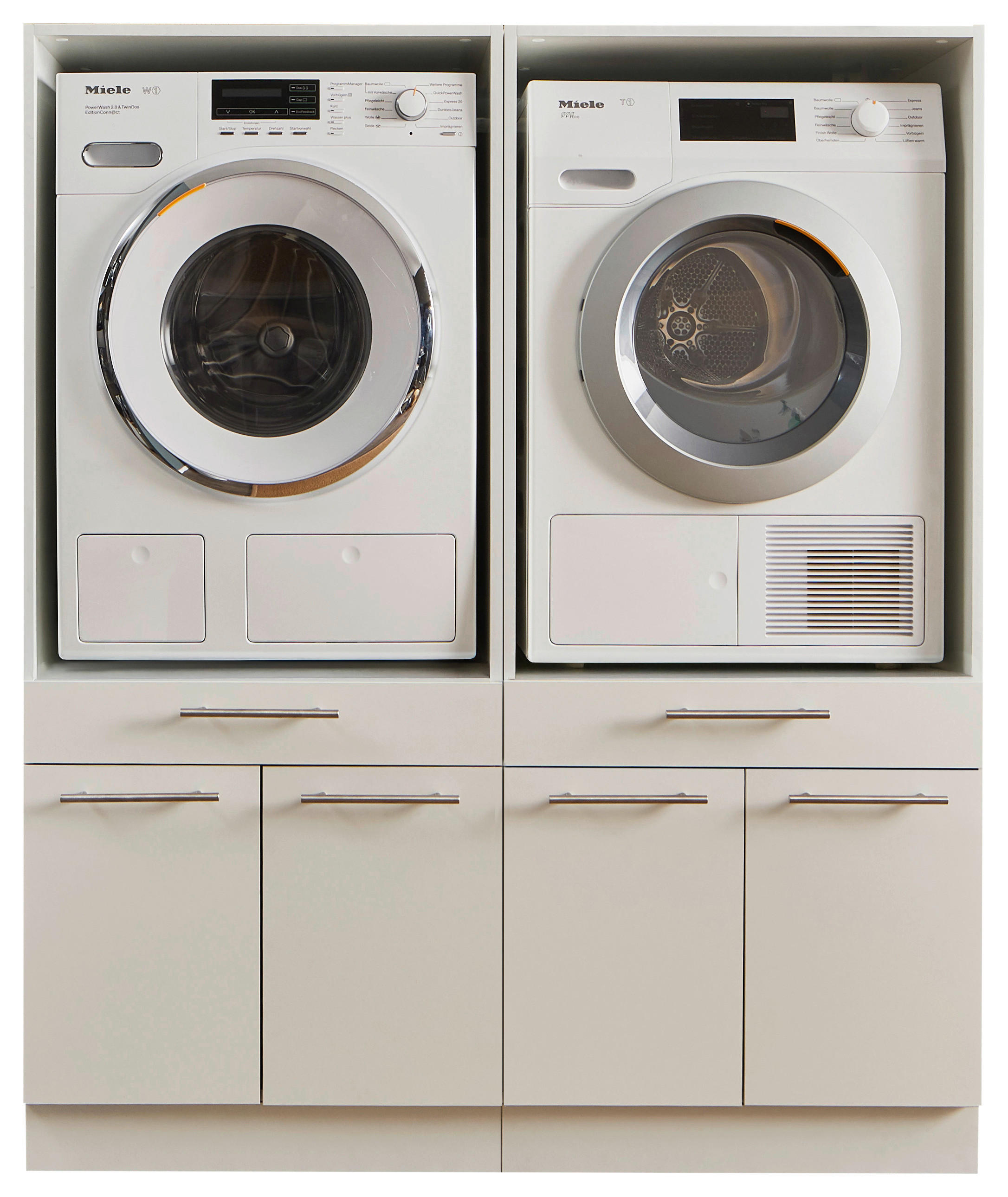 XXXLutz Hauswirtschaftsraum Laundreezy Weiß 135x162x67.5 cm