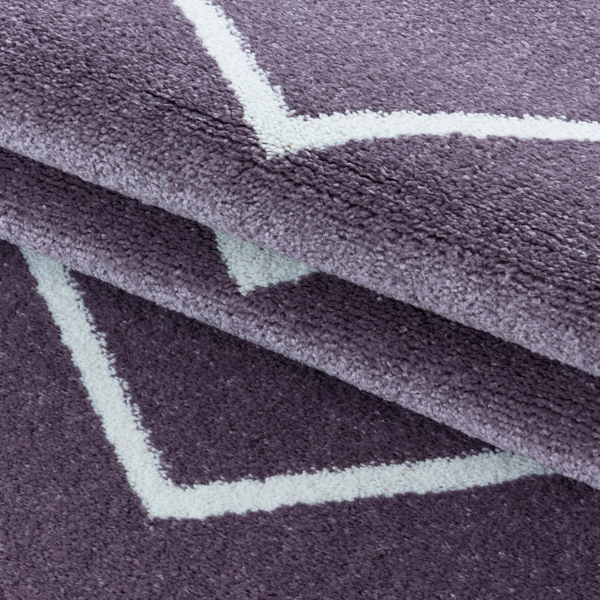 GOLVLÖPARE 80/250 cm Rio 4602 lila  - lila, Basics, textil (80/250cm)