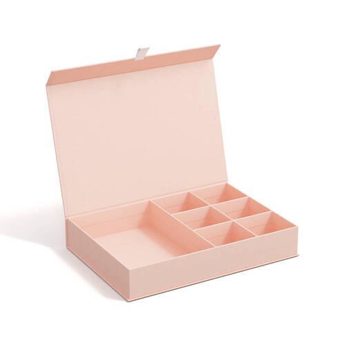 SCHMUCKSCHATULLE - Pink, Basics, Karton/Papier (19/26.5/5cm)