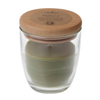 KERZE IM GLAS MIT DECKEL - Basics, Glas (7,4/9,2cm)