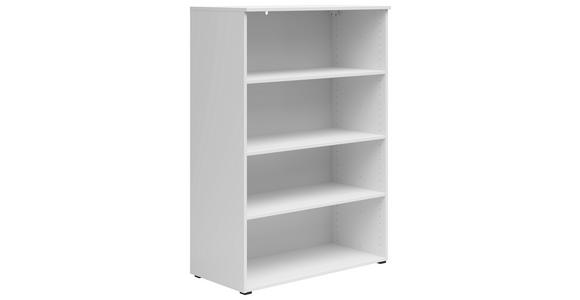 REGAL Weiß - Anthrazit/Weiß, MODERN, Holzwerkstoff/Kunststoff (80/115/40cm) - Carryhome