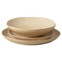 KOMBISERVICE Champagner LIVIA 3-teilig 1 Personen  - Champagner, Basics, Keramik - Costa Nova