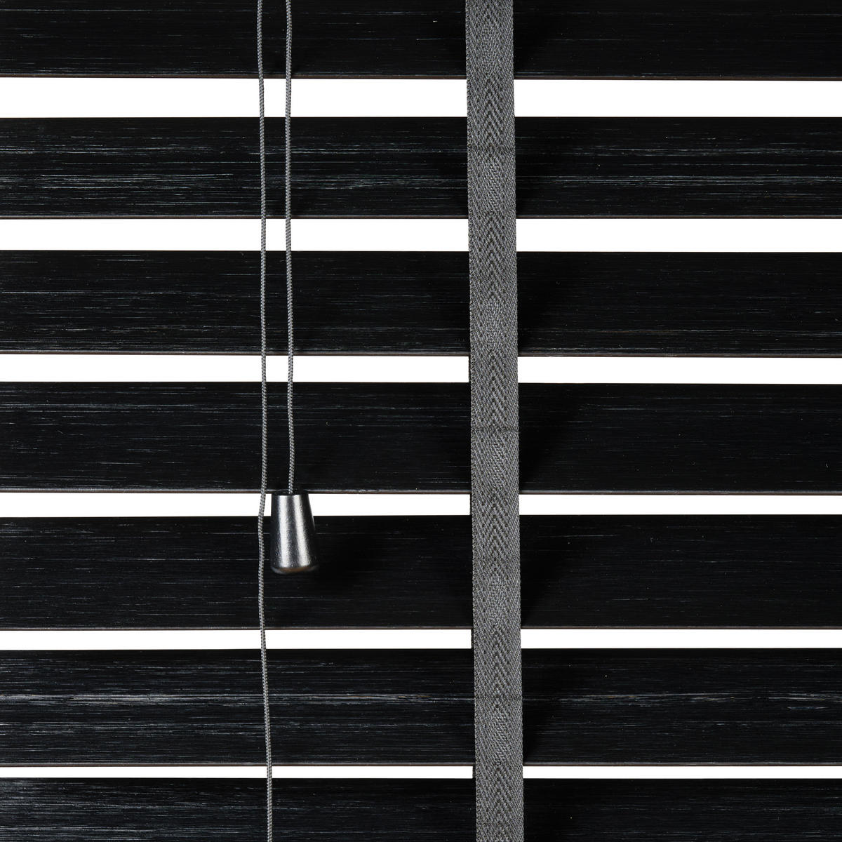 JALOUSIE  halbtransparent  75/130 cm    - Schwarz, Natur, Holz (75/130cm) - Homeware