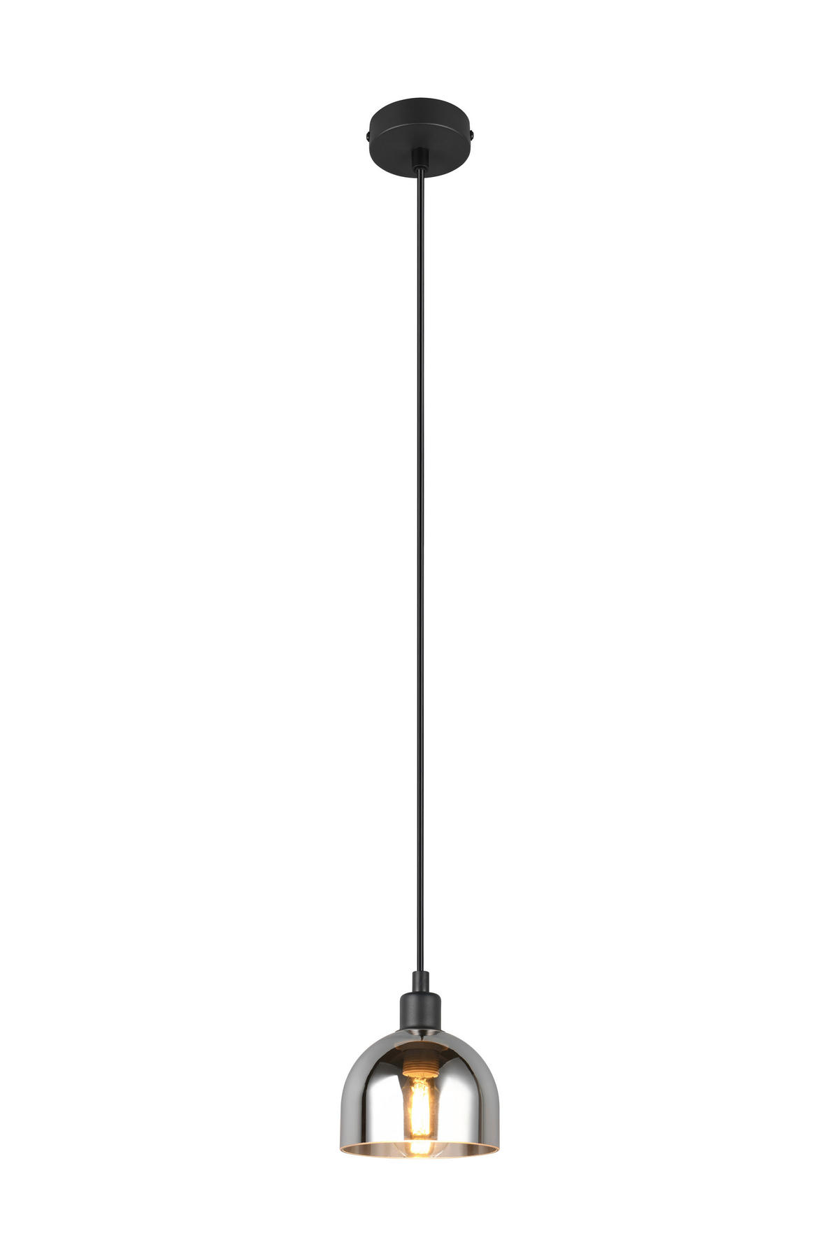 VISILICA  12,0/150,0 cm      - crna, Osnovno, staklo/metal (12,0/150,0cm)