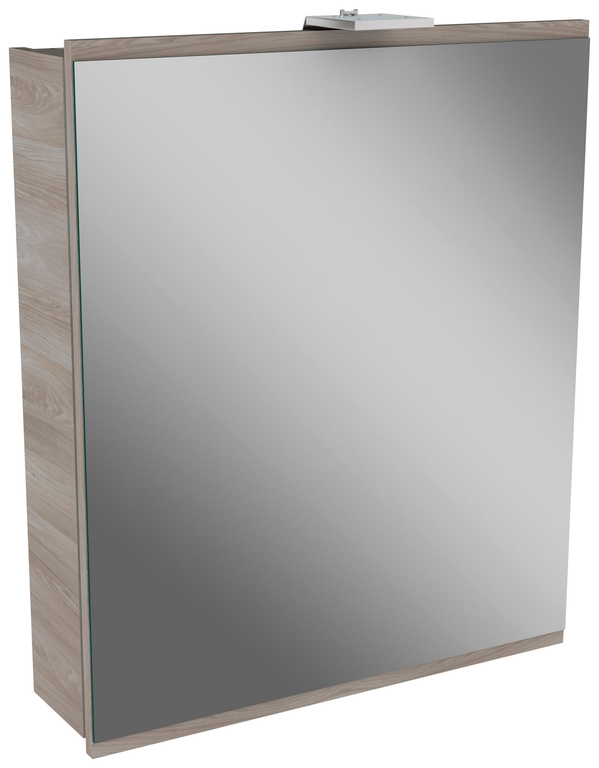 SPIEGELSCHRANK 60/73/15,5 cm  - Eschefarben, MODERN, Glas/Holzwerkstoff (60/73/15,5cm) - MID.YOU
