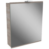 SPIEGELSCHRANK 60/73/15,5 cm  - Eschefarben, MODERN, Glas/Holzwerkstoff (60/73/15,5cm) - MID.YOU