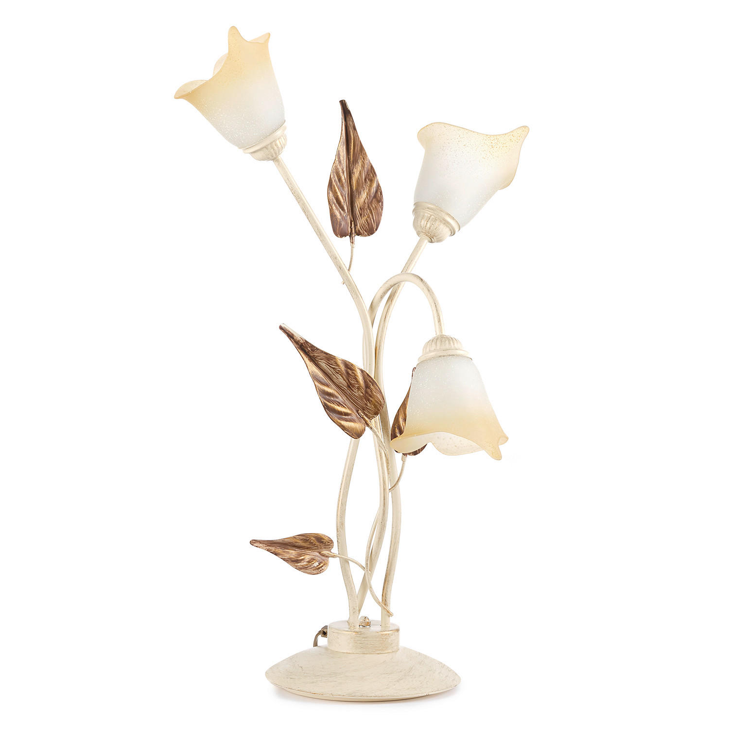 XXXLutz Tischleuchte Ivory Beige 45x70x45 cm