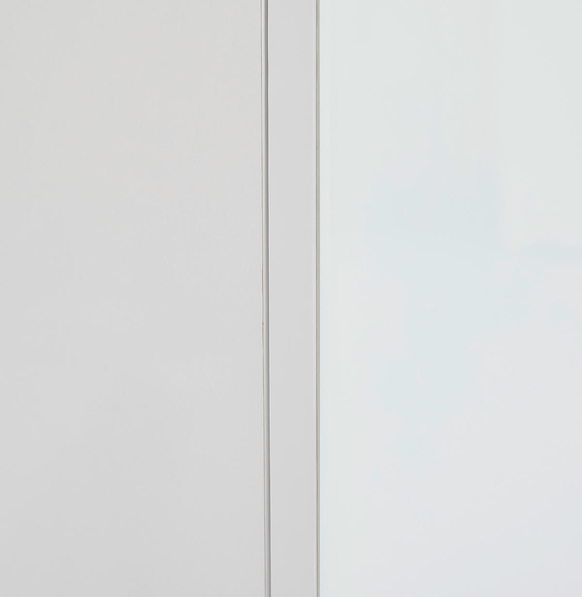 AUFSATZSCHRANK 45/40,2/40,3 cm   - Weiss Hochglanz/Weiss, Design, Glas/Holzwerkstoff (45/40,2/40,3cm) - Voleo