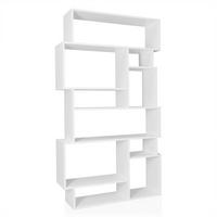 REGAL  96/168,5/25,5 cm Weiß  - Weiß, MODERN, Holzwerkstoff (96/168,5/25,5cm) - MID.YOU